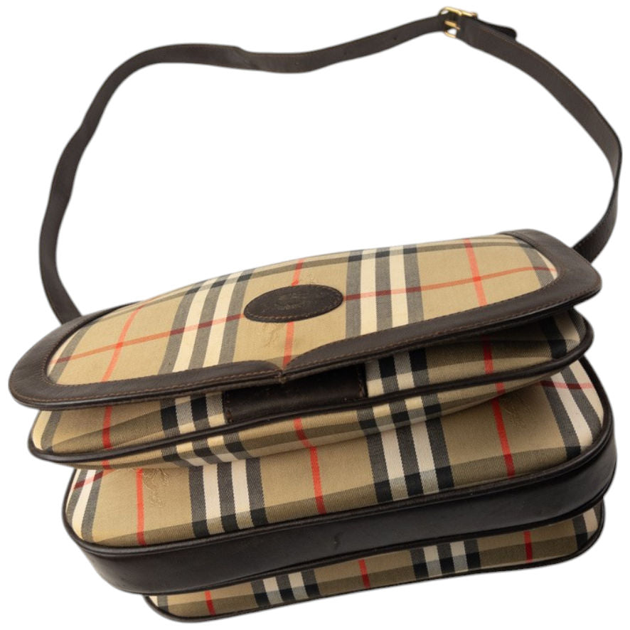 Vintage Burberry Nova Check Crossbody Bag