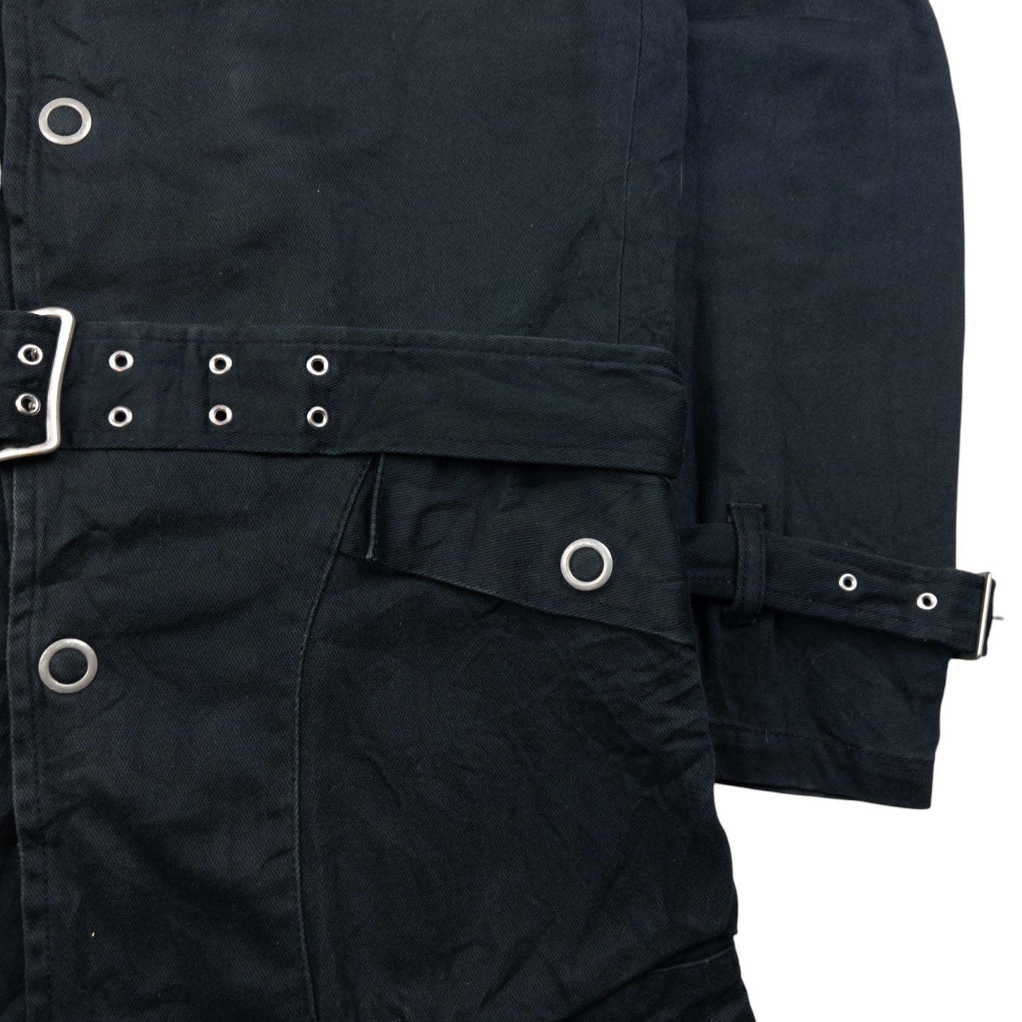 Vintage PPFM Belted Button Up Jacket Size M