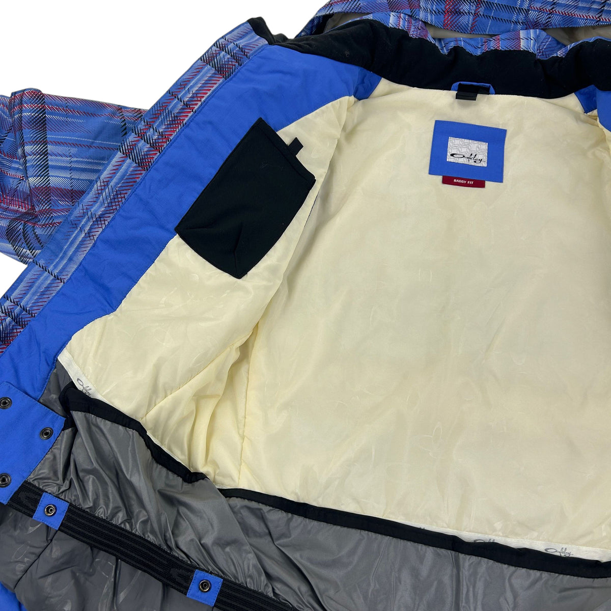 Vintage Oakley Muli Pocket Plaid Ski Jacket Size M
