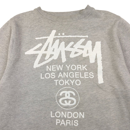 Vintage Stussy World Tour Graphic Sweatshirt Size S
