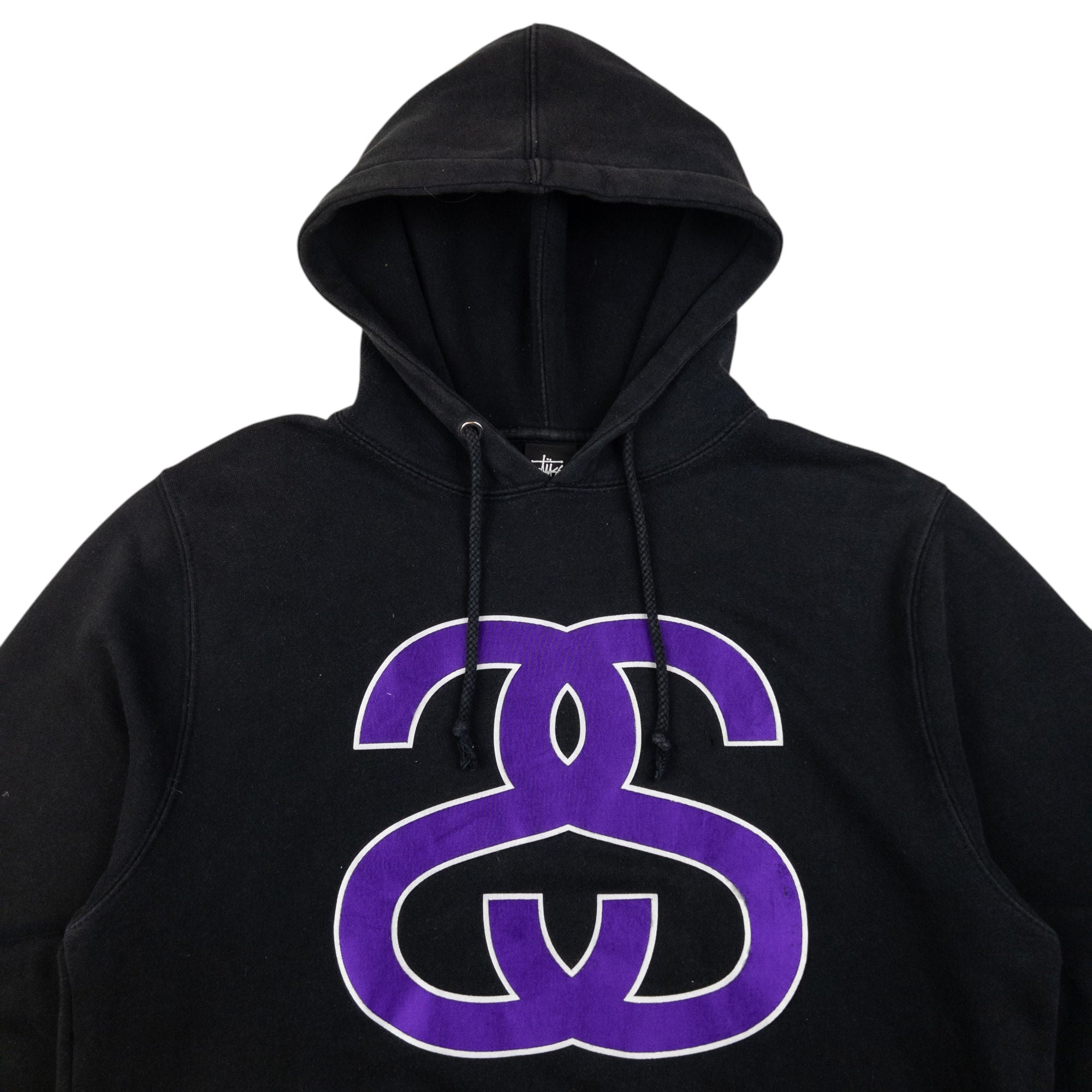 Vintage Stussy Logo Hoodie Size M