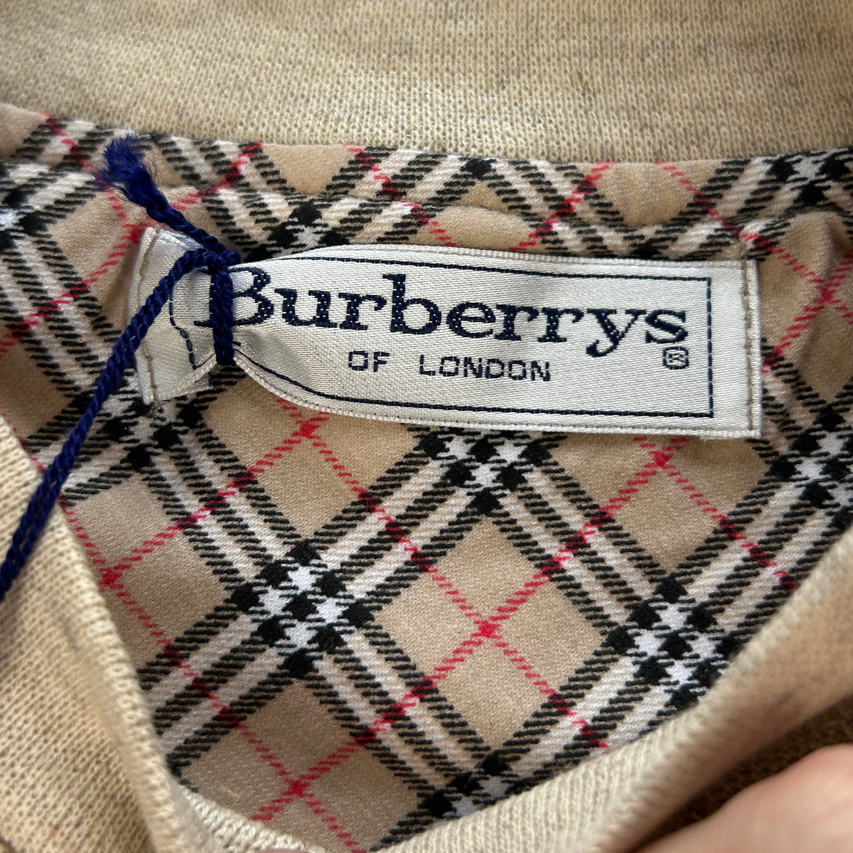 Vintage Burberry Crest Logo Sweatshirt Size L