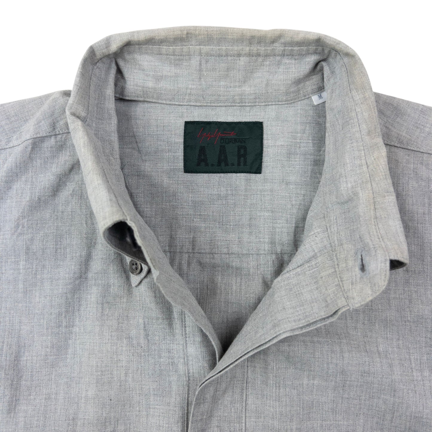 Vintage 90s Yohji Yamamoto D'Urban A.A.R Half Button Up Shirt Size M
