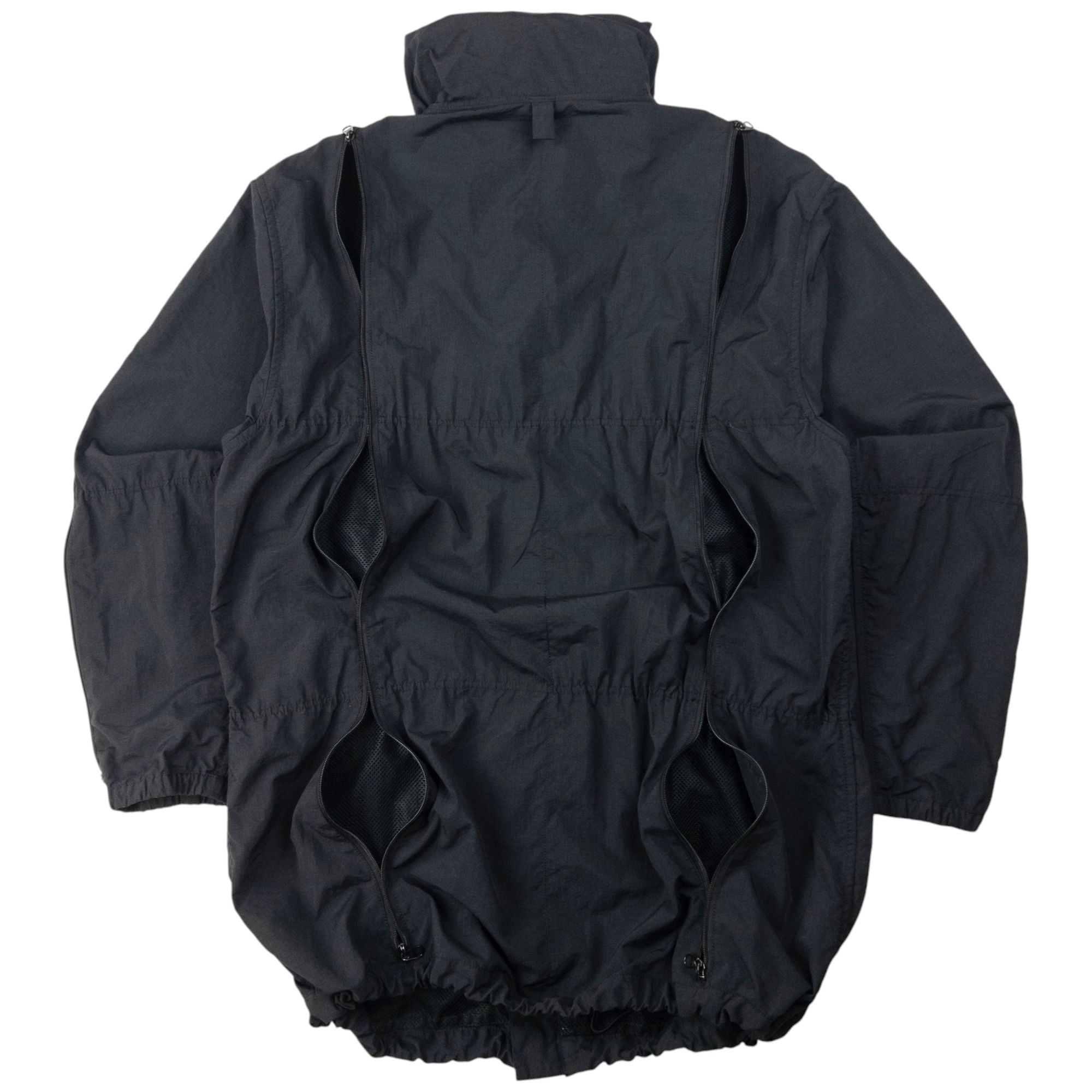 Vintage Final Home Multi Zip Hooded Jacket Size M