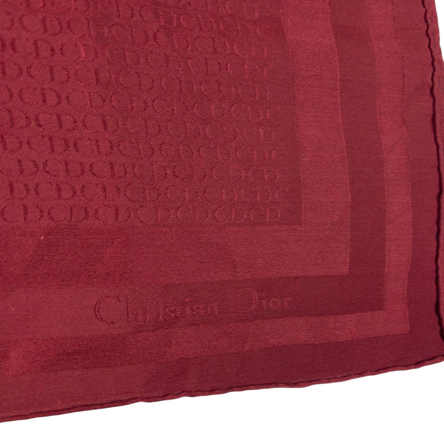 Vintage Dior Monogram Silk Scarf