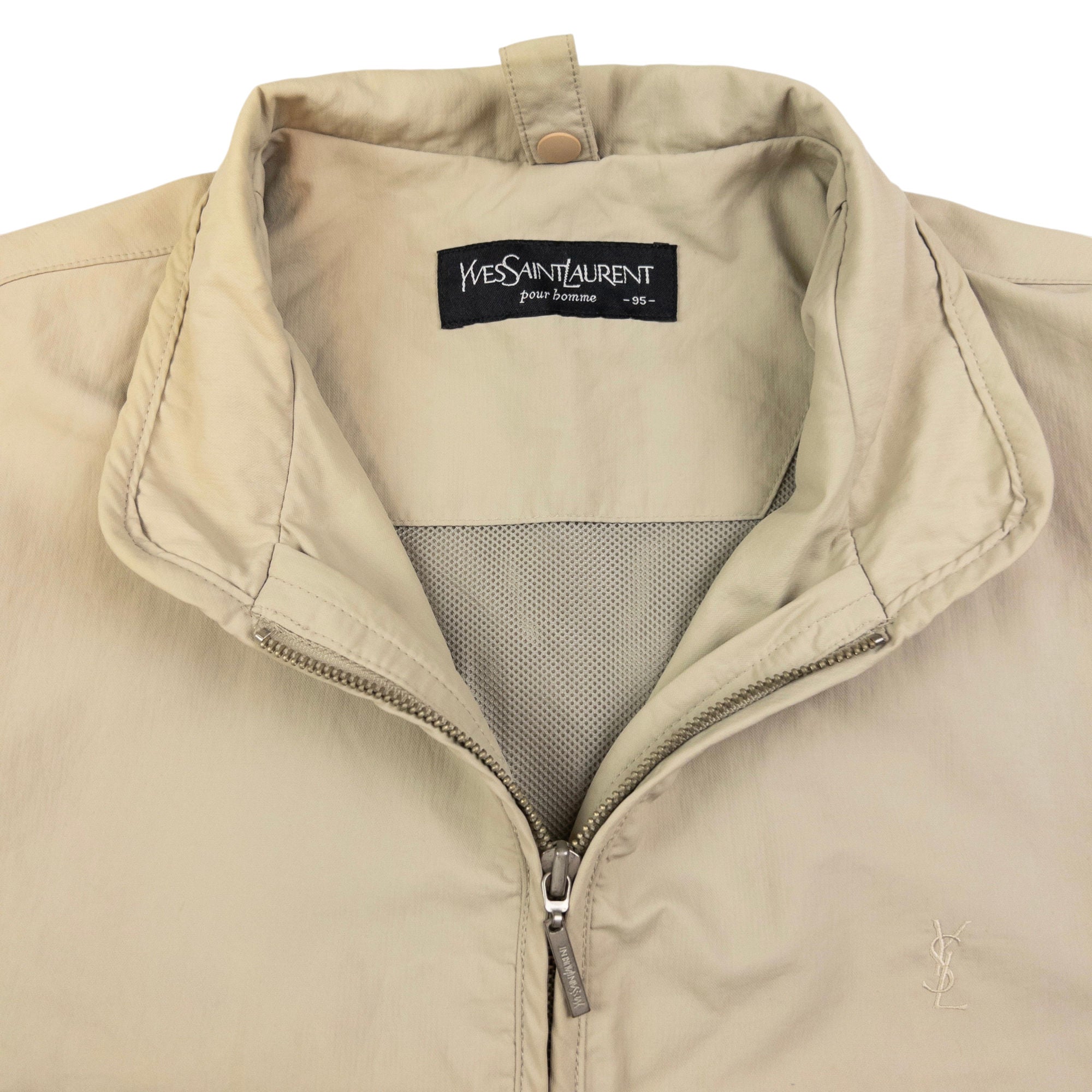 Vintage YSL Yves Saint Laurent Zip Up Jacket Size M