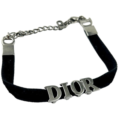 Vintage Dior Velvet Ribbon Bracelet