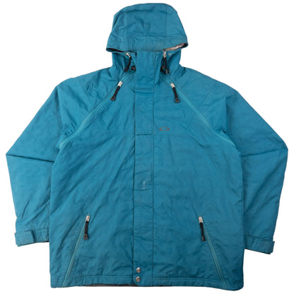 Vintage Oakley Zip Up Snowboarding Jacket Size XL