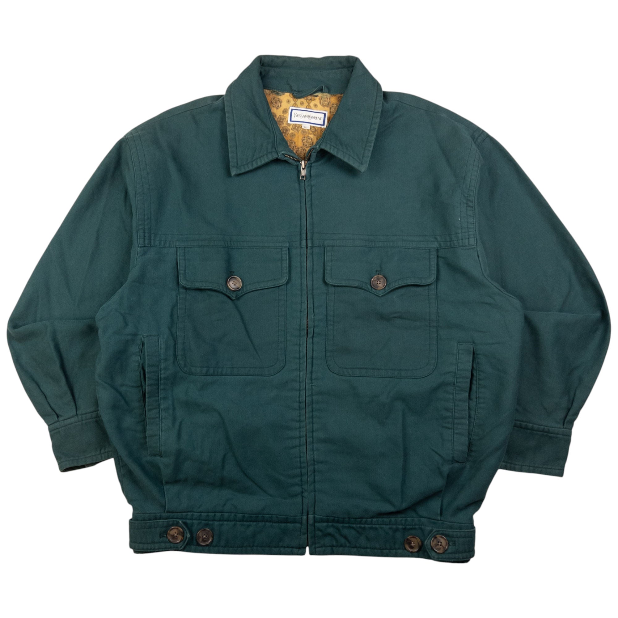Vintage YSL Yves Saint Laurent Harrington Jacket Size M
