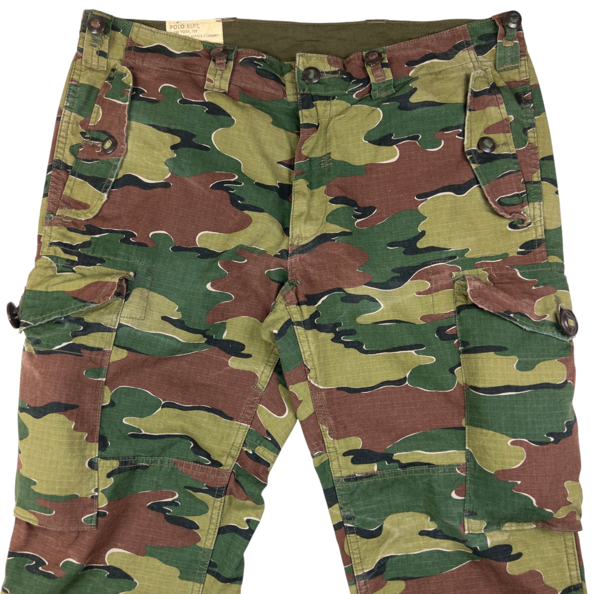 Vintage Polo Ralph Lauren Camo Cargo Trousers Size W38