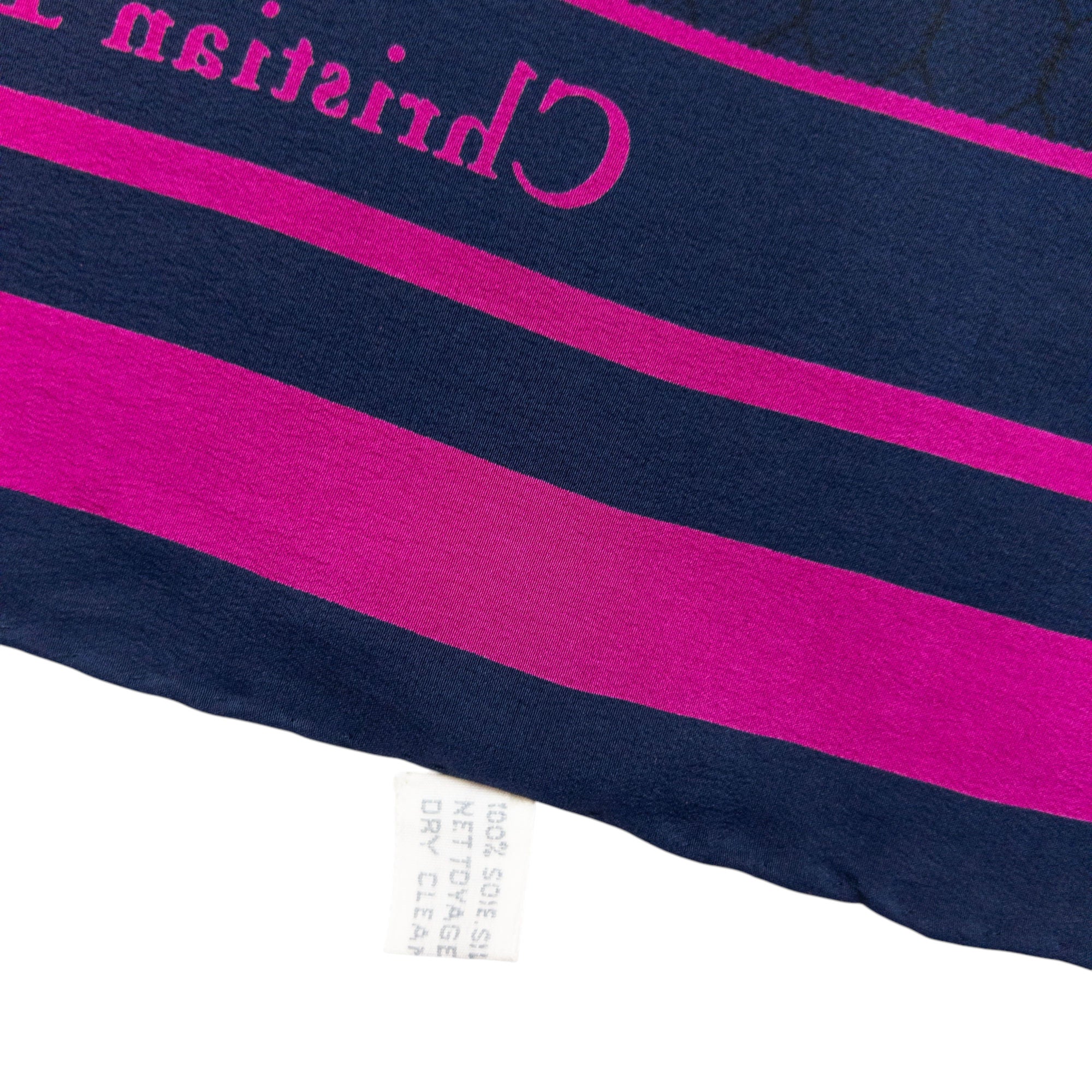 Vintage Dior Monogram Silk Scarf