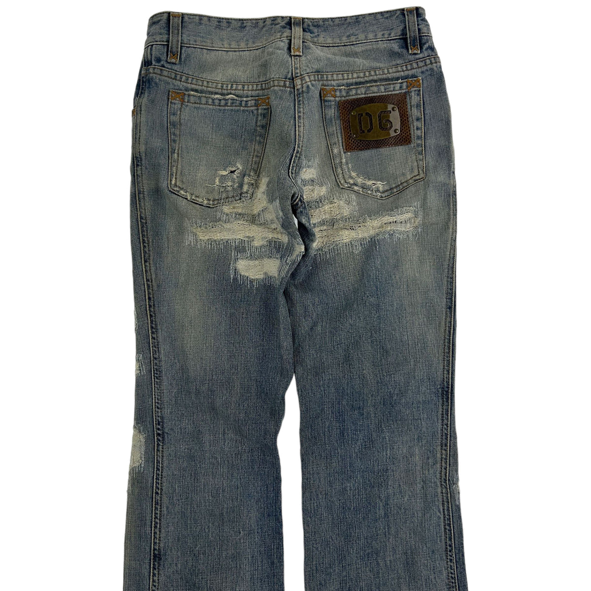 Vintage Dolce &amp; Gabbana Distressed Denim Jeans Size W27