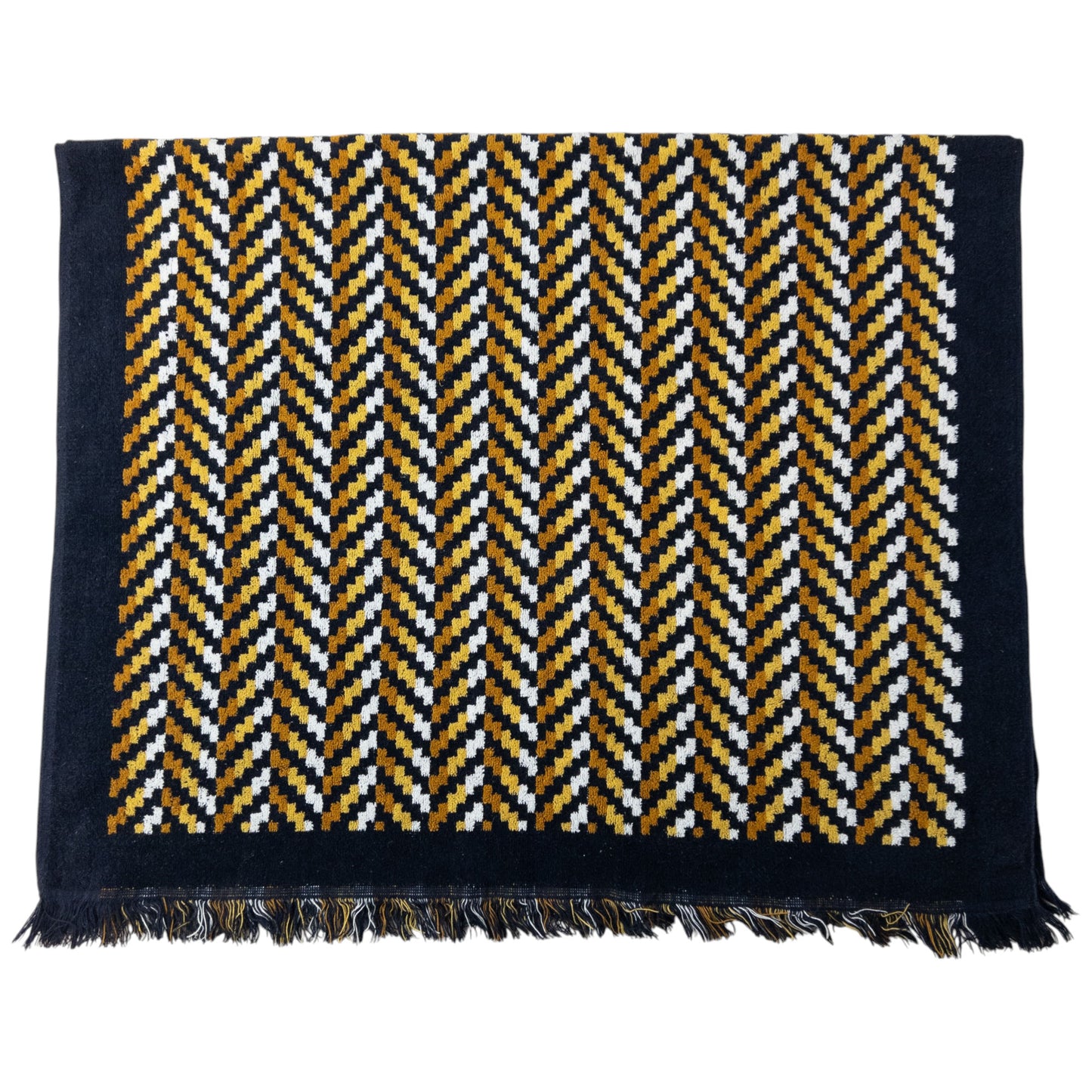 Vintage YSL Yves Saint Laurent Chevron Towel