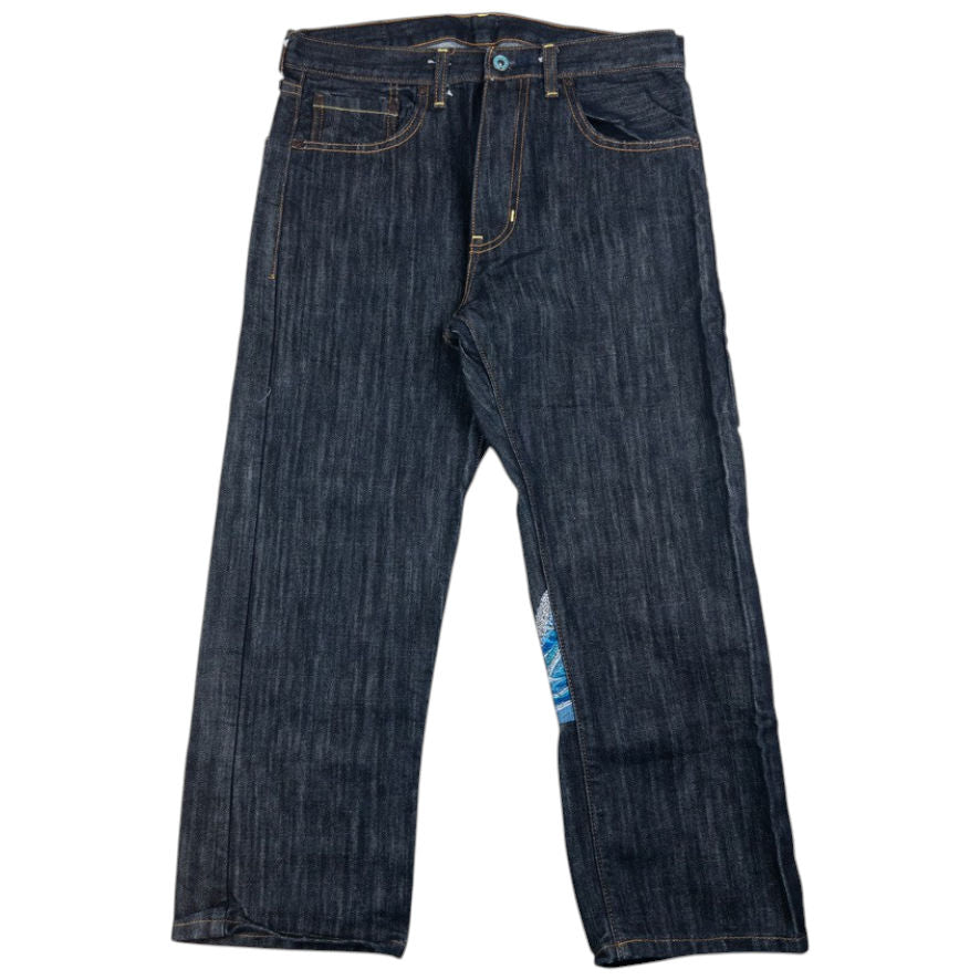Vintage Sugoi Embroidered Koi Fish Japanese Denim Jeans Size W31