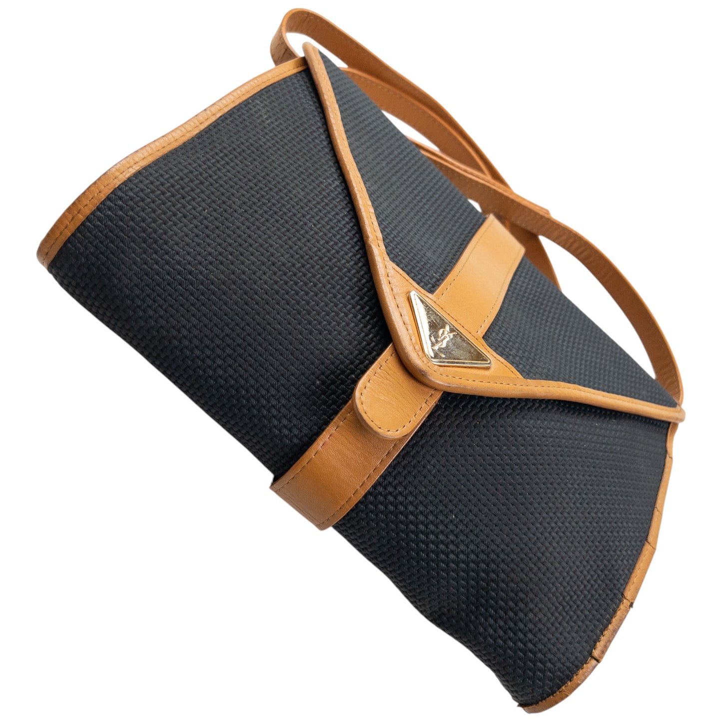 Vintage 80s YSL Yves Saint Laurent Leather Crossbody Bag