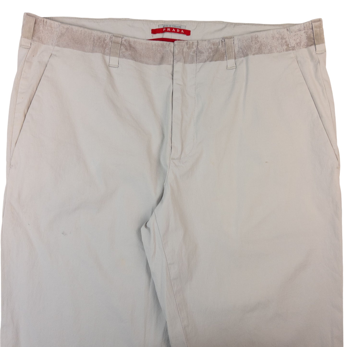 Vintage Prada Zip Cuff Trousers Size W35