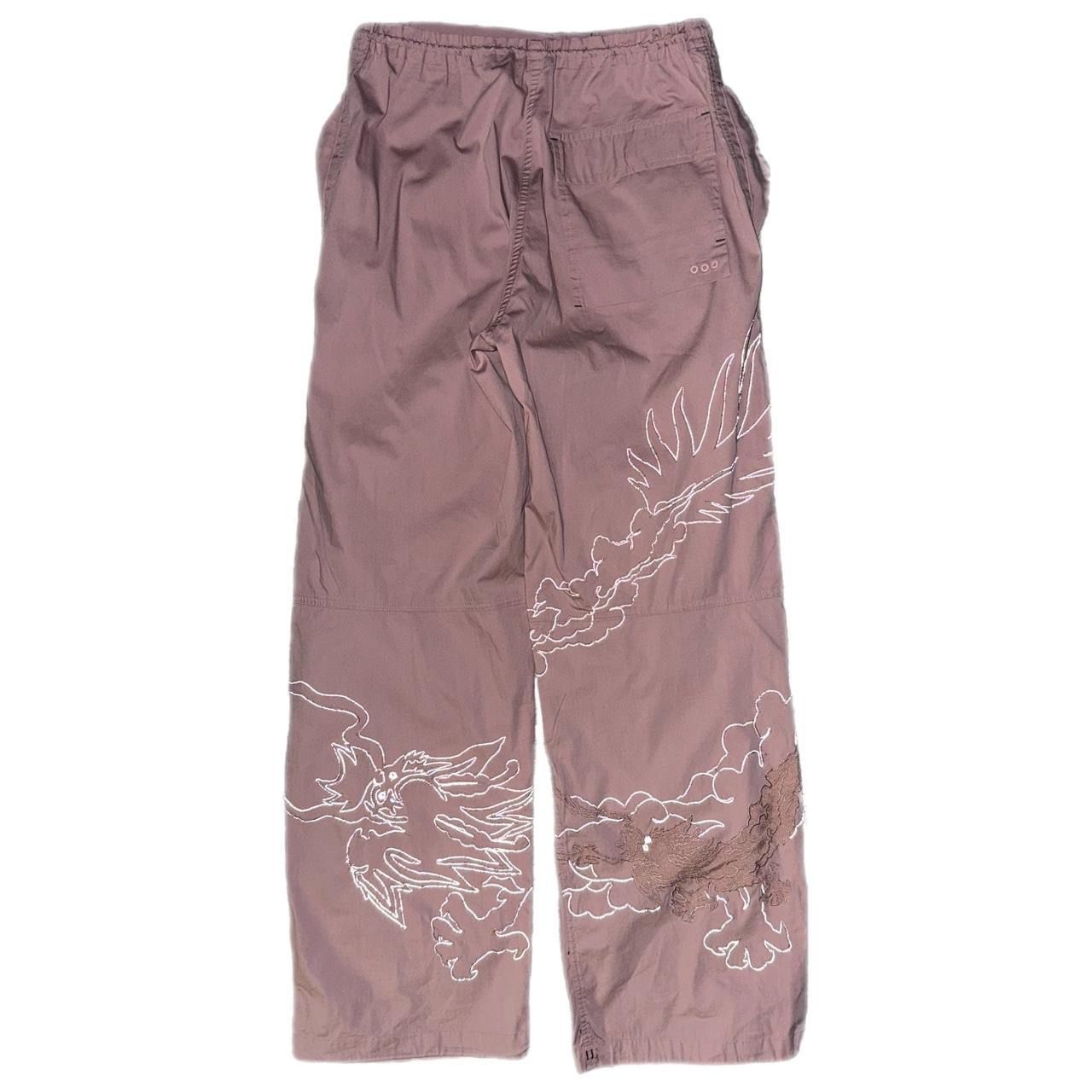Vintage Maharishi 3M Reflective Embroidered Dragon Trousers Size W30