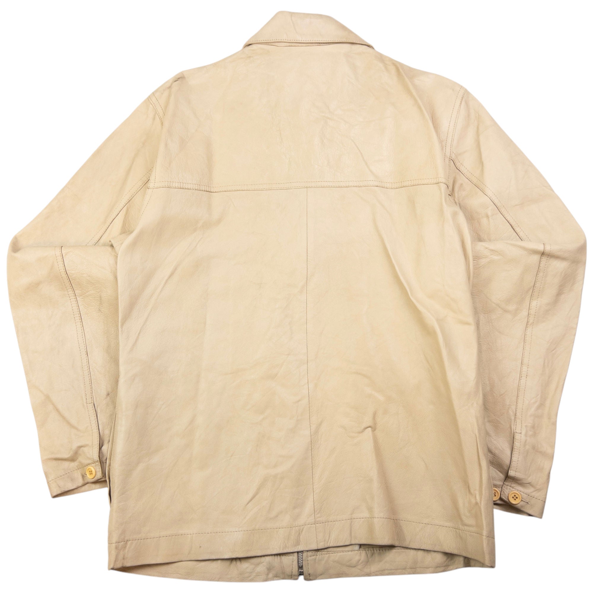 Vintage Yohji Yamamoto D'Urban A.A.R Leather Jacket Size S