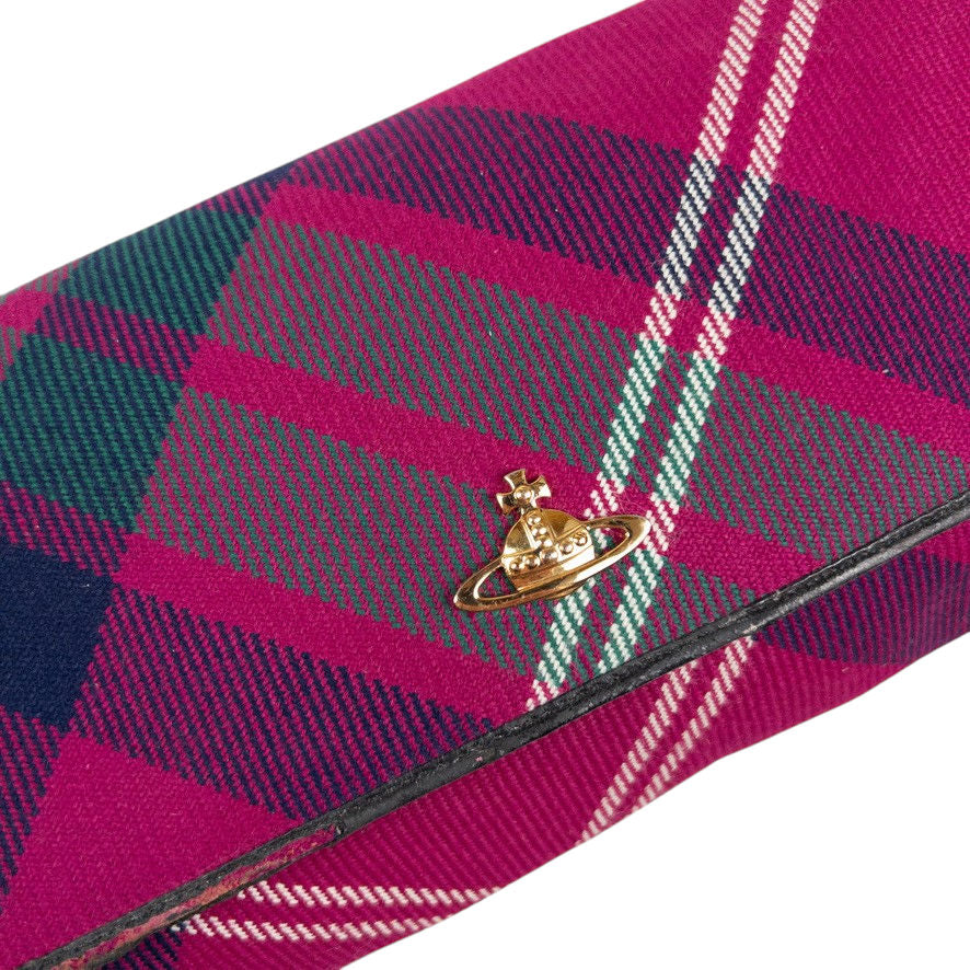 Vintage Vivienne Westwood Tartan Clutch Bag