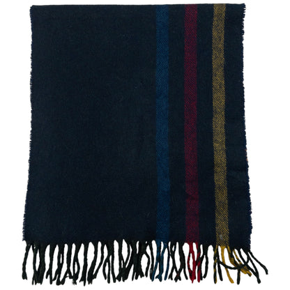 Vintage Burberry Nova Check Lambswool Tassel Scarf