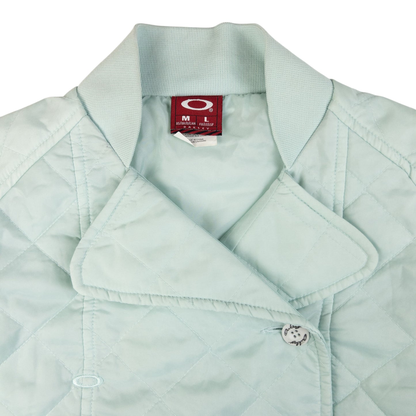 Vintage Oakley Quilted Button Up Jacket Women's Size M