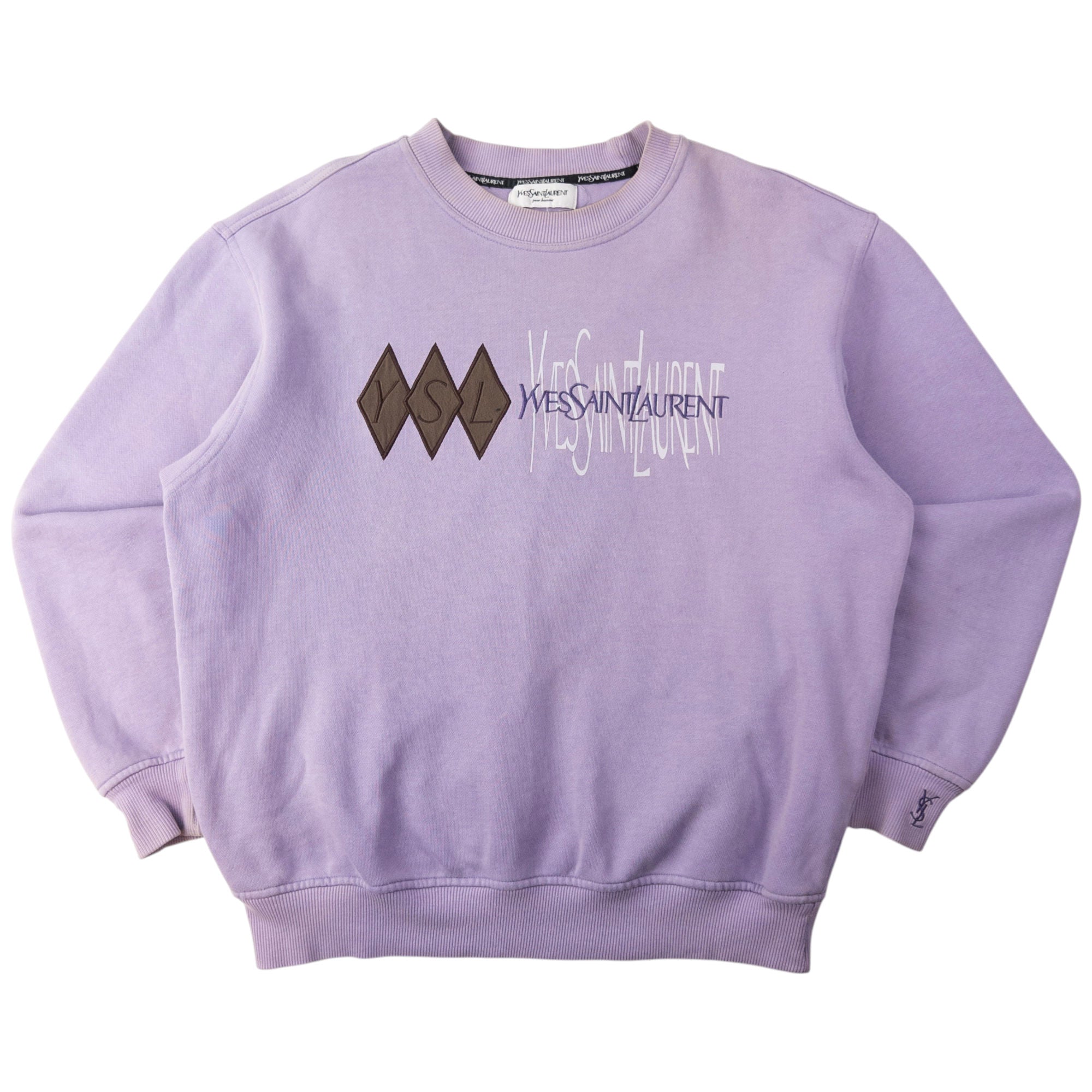 Vintage Sweatshirt Saint Laurent Crewneck Sweatshirt Vintage YSL