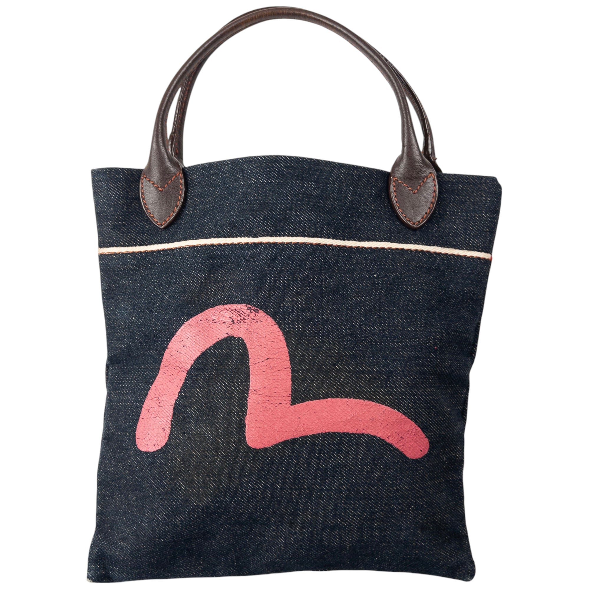 Vintage Evisu Gull Japanese Denim Handbag