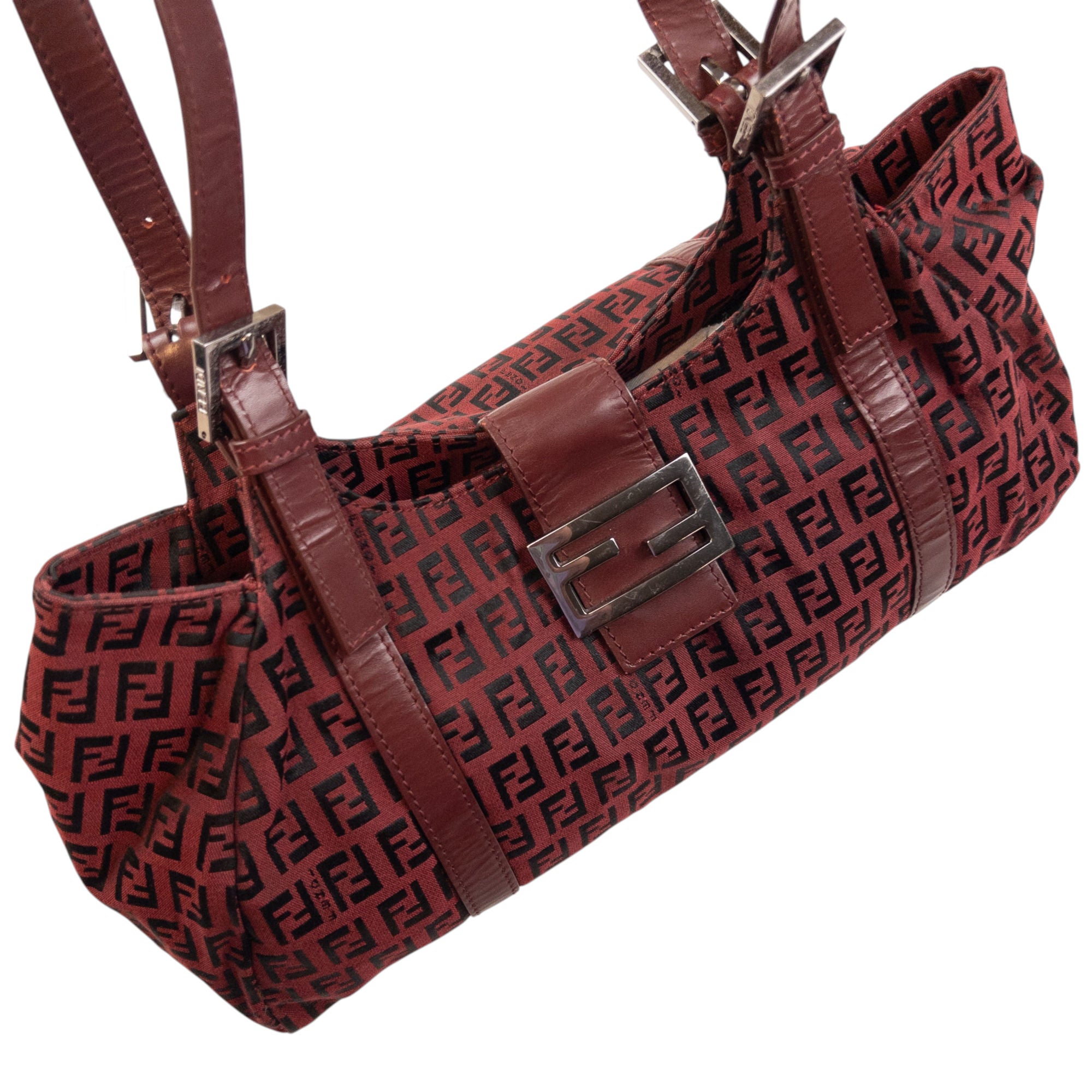 Vintage Fendi Monogram Shoulder Bag
