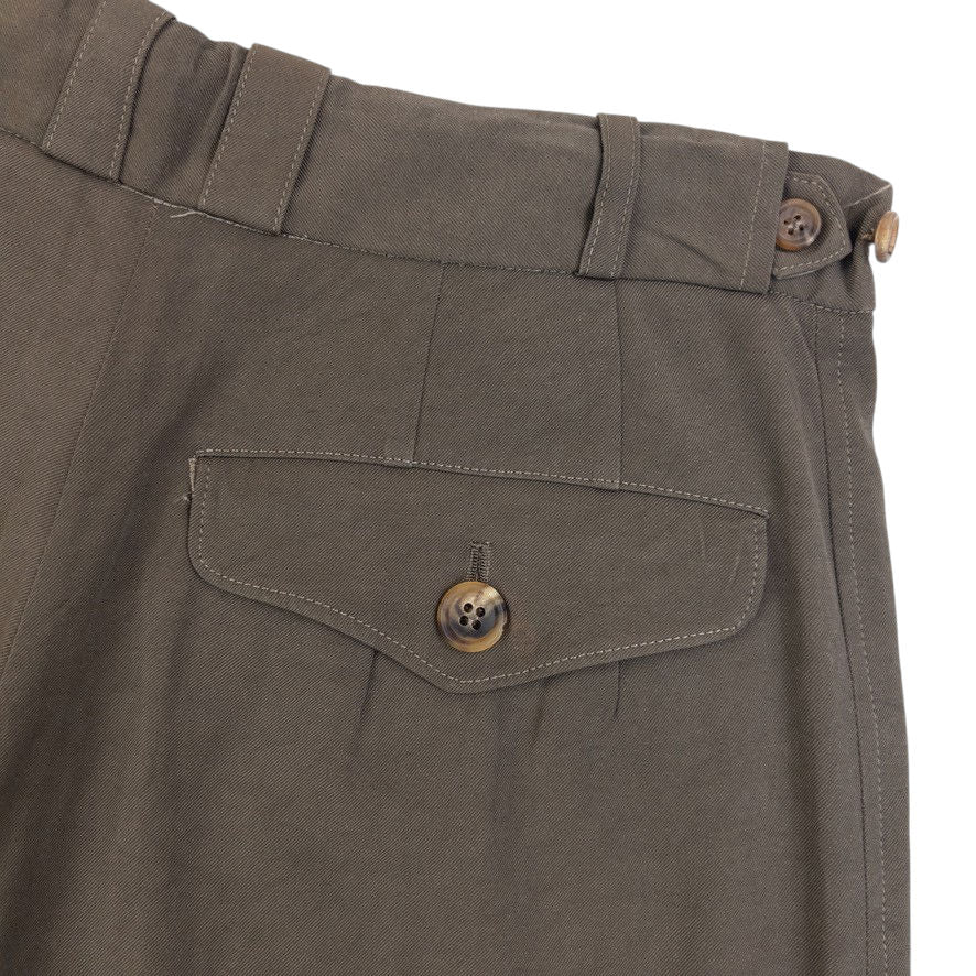 Vintage 2000s Yohji Yamamoto Pleated Trousers Size W27