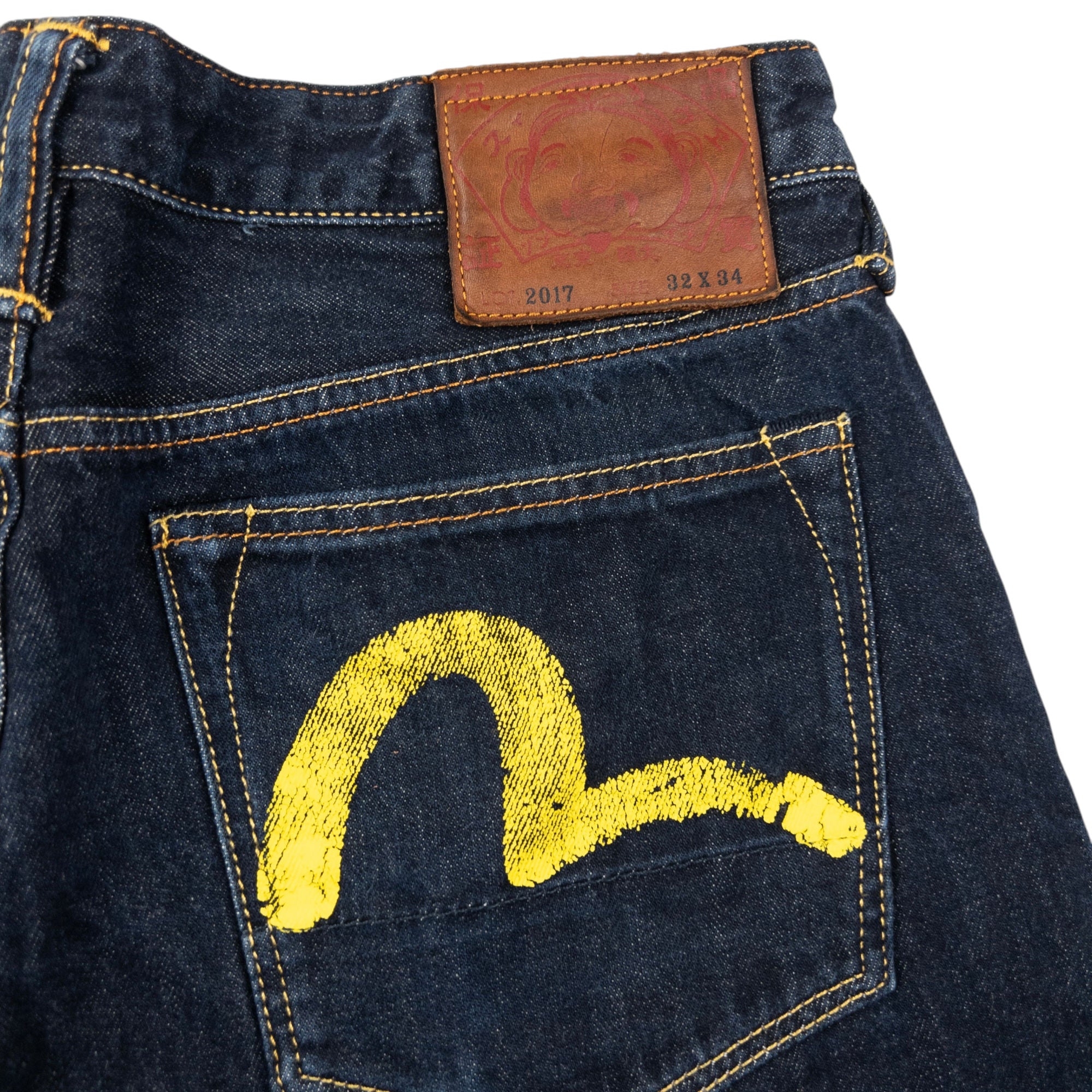 Vintage Evisu Double Gull Japanese Denim Jeans Size W32