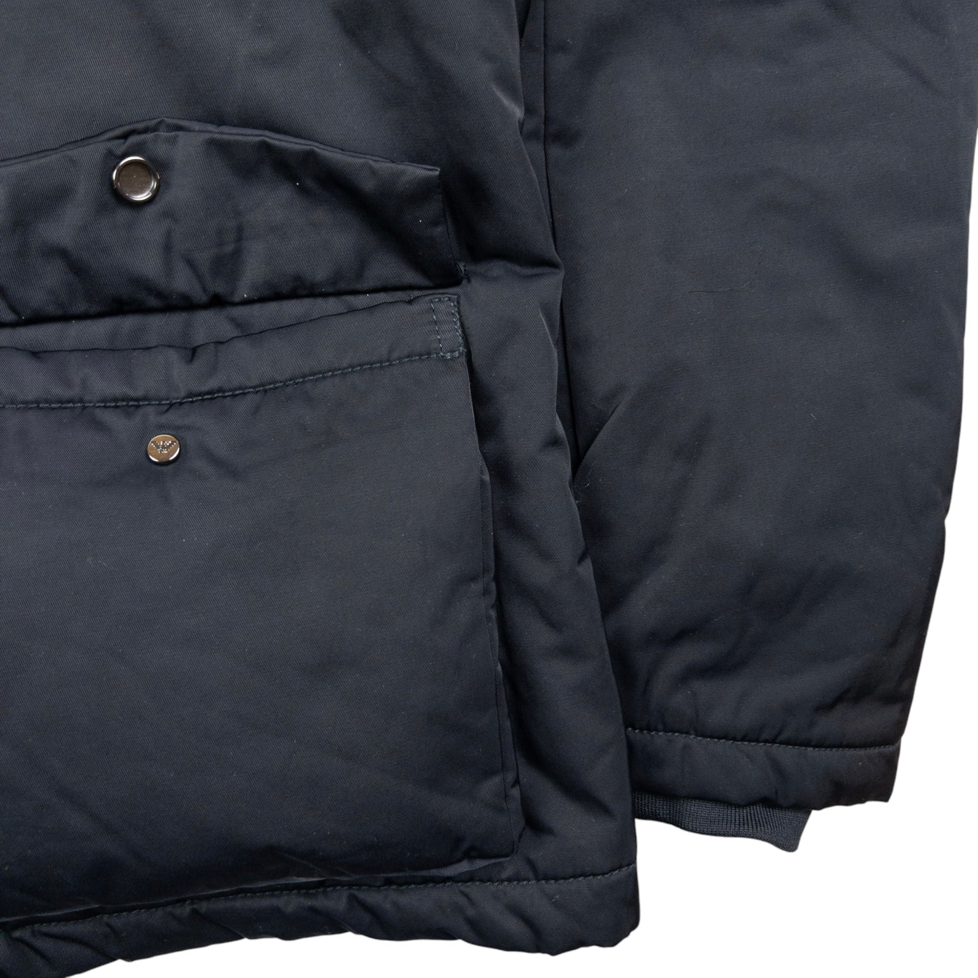 Vintage Armani Jeans Zip Up Padded Jacket Size M