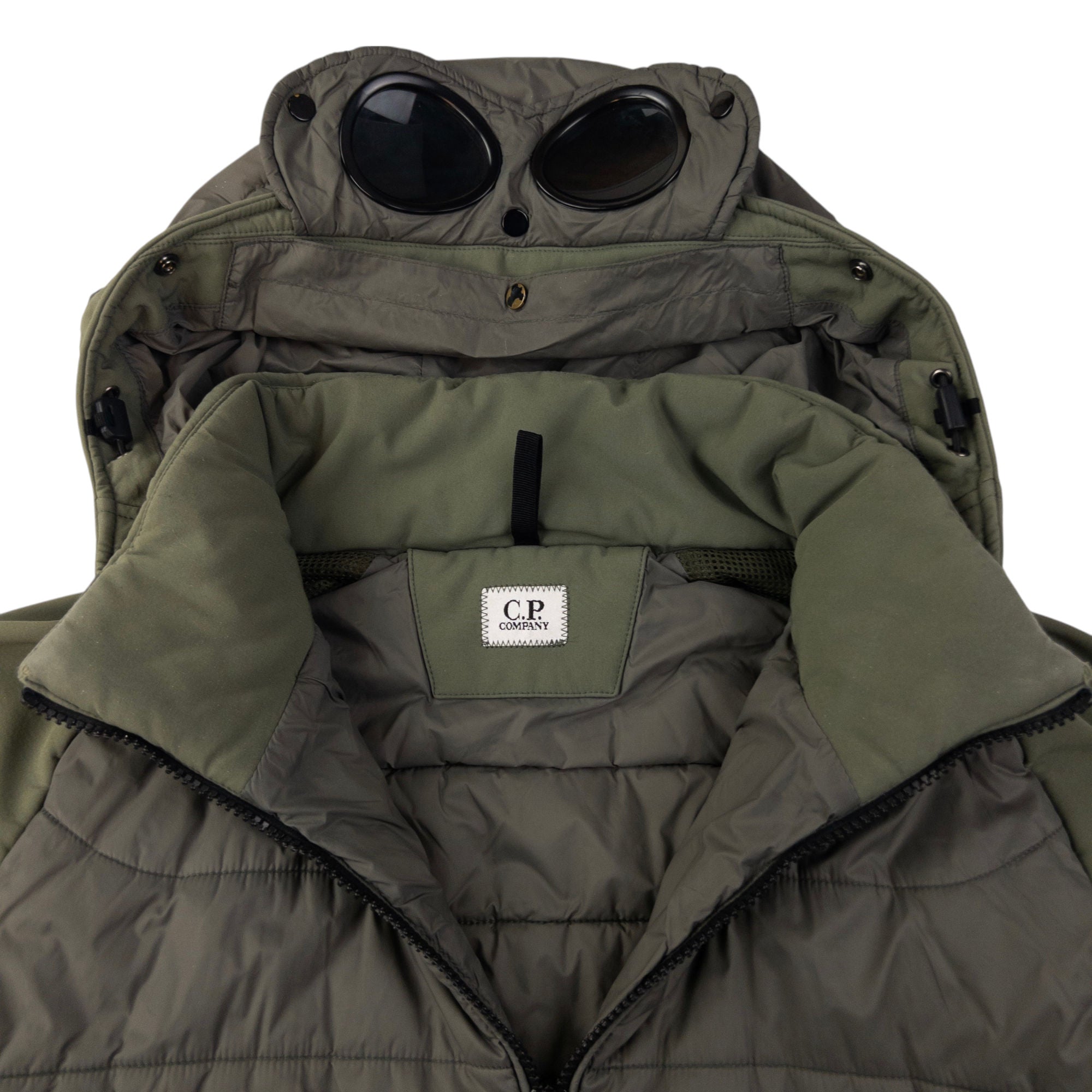 Vintage CP Company Goggle Hood Padded Shell Jacket Size S
