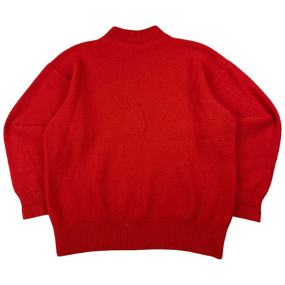 Vintage Burberry Embroidered Knit Jumper Size XS