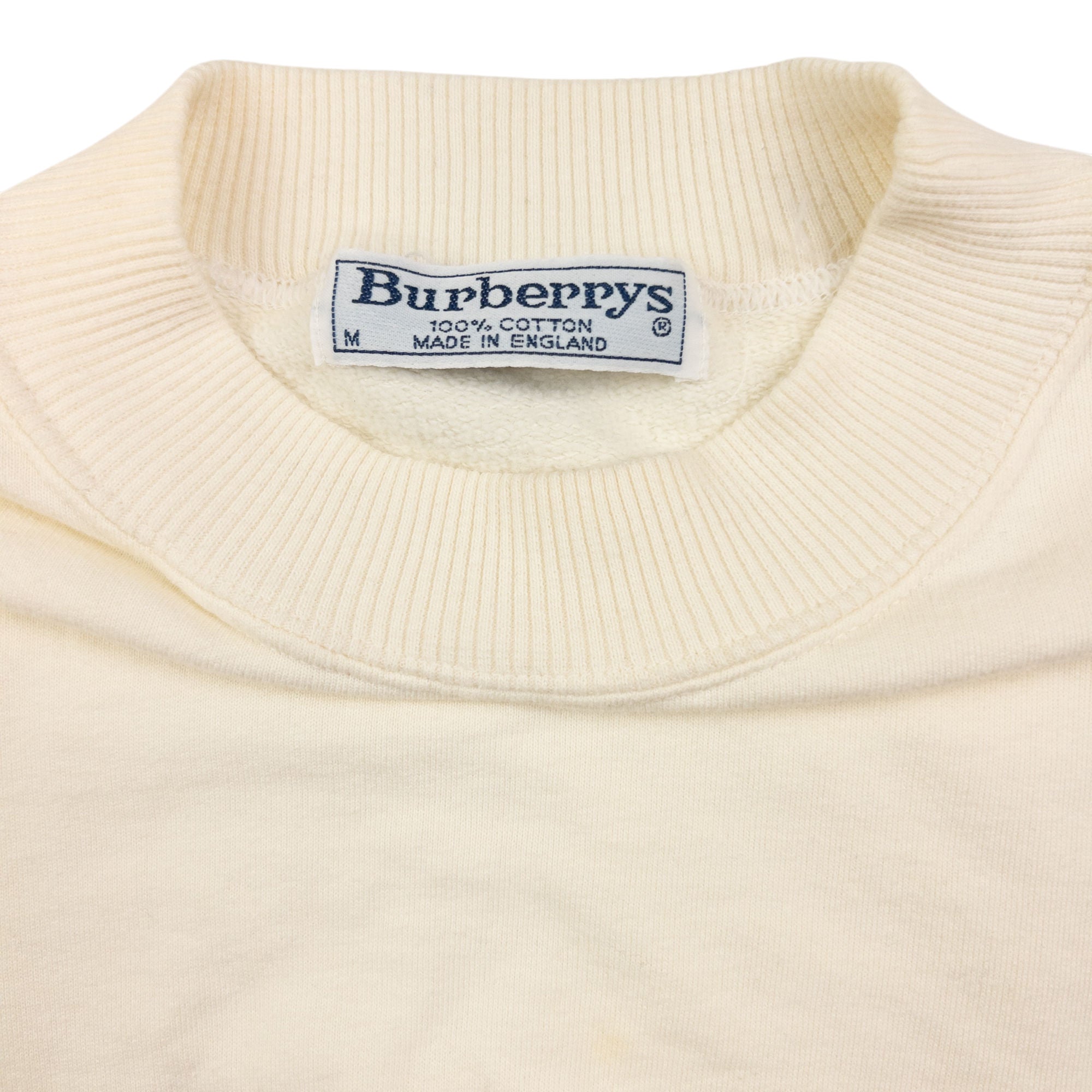 Vintage Burberry Embroidered Sweatshirt Size M