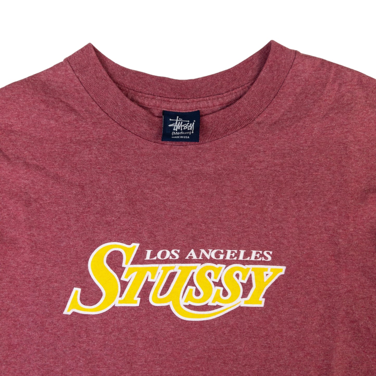 Vintage Stussy LA Lakers Logo T Shirt Size M