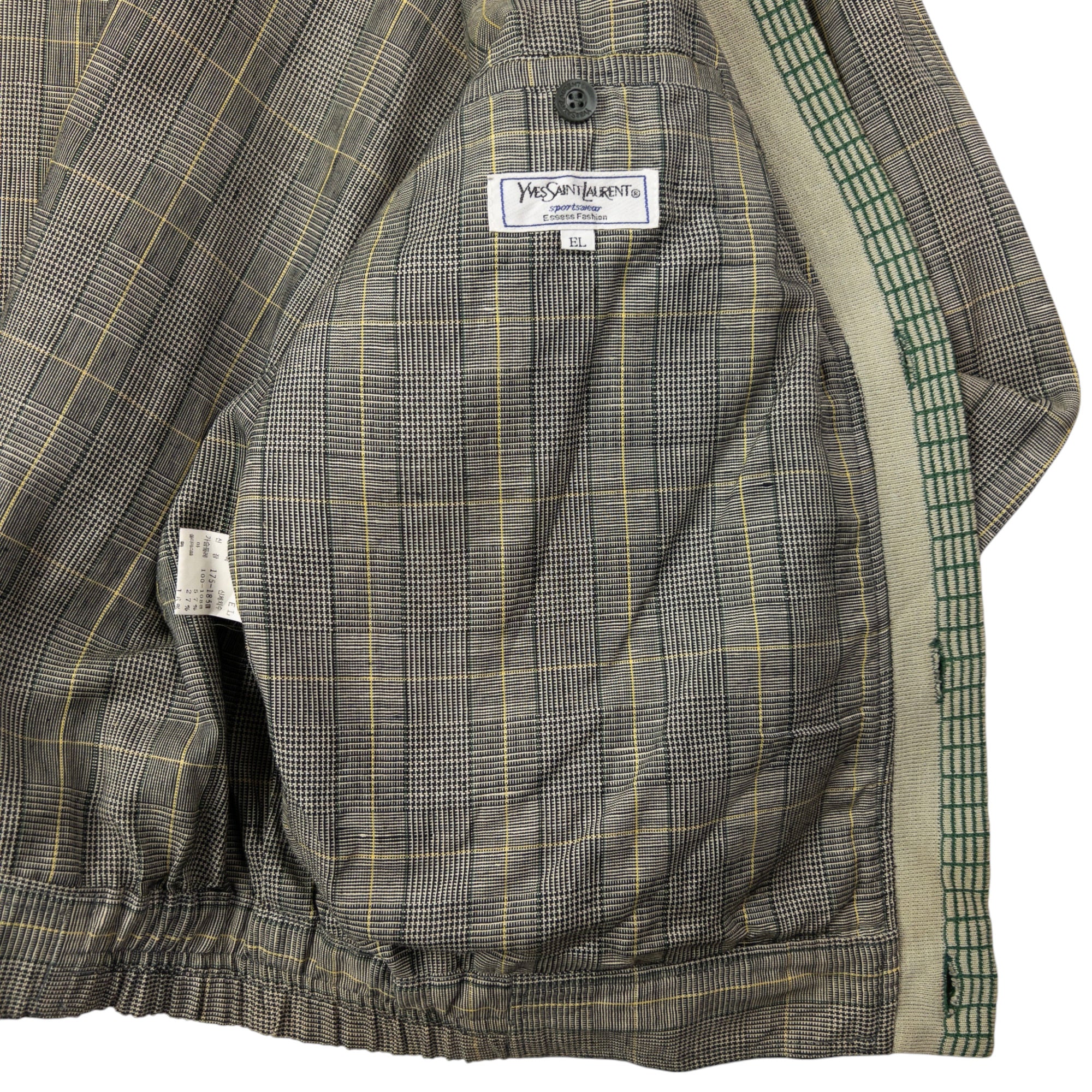 Vintage YSL Yves Saint Laurent Button Up Jacket Size L