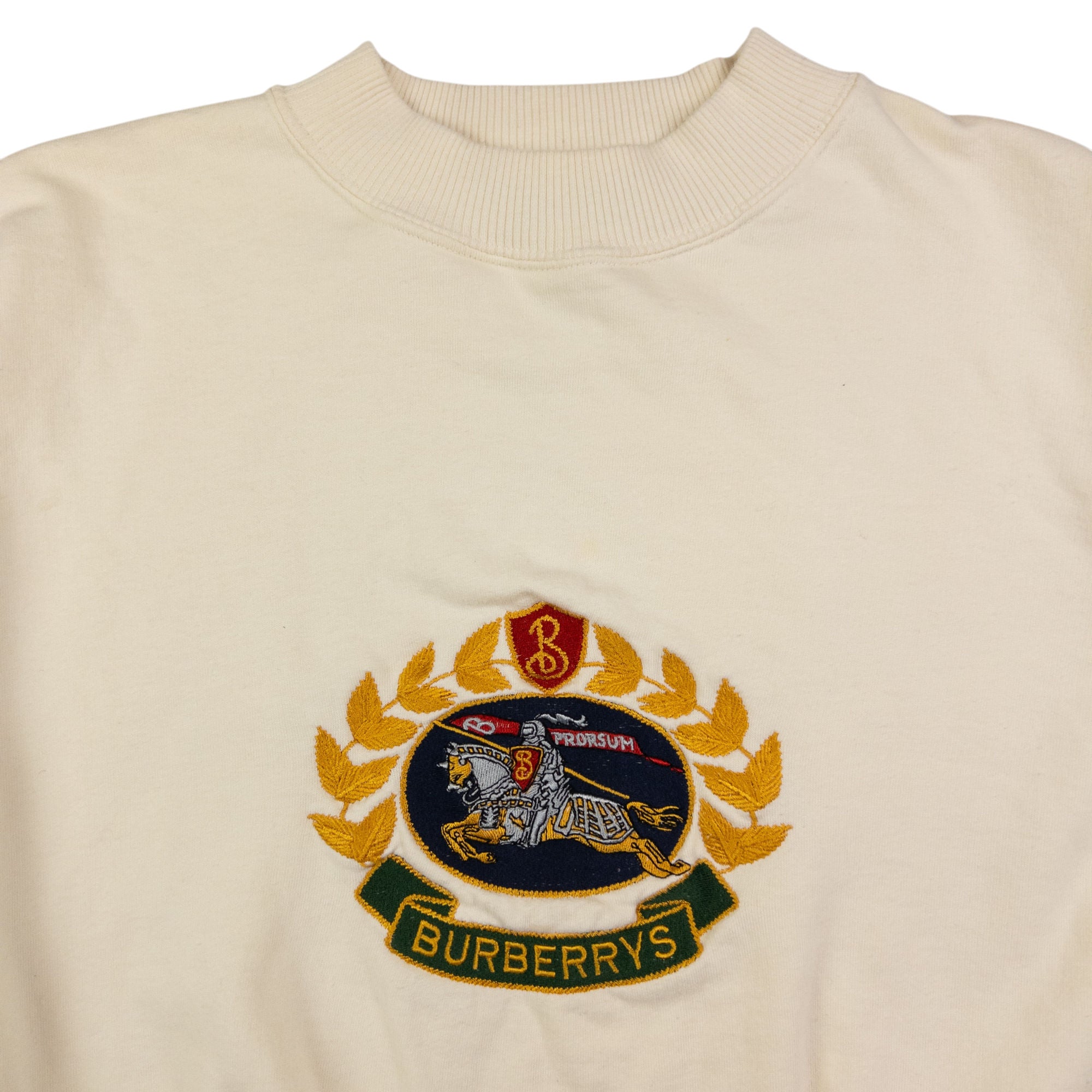 Vintage Burberry Embroidered Sweatshirt Size M
