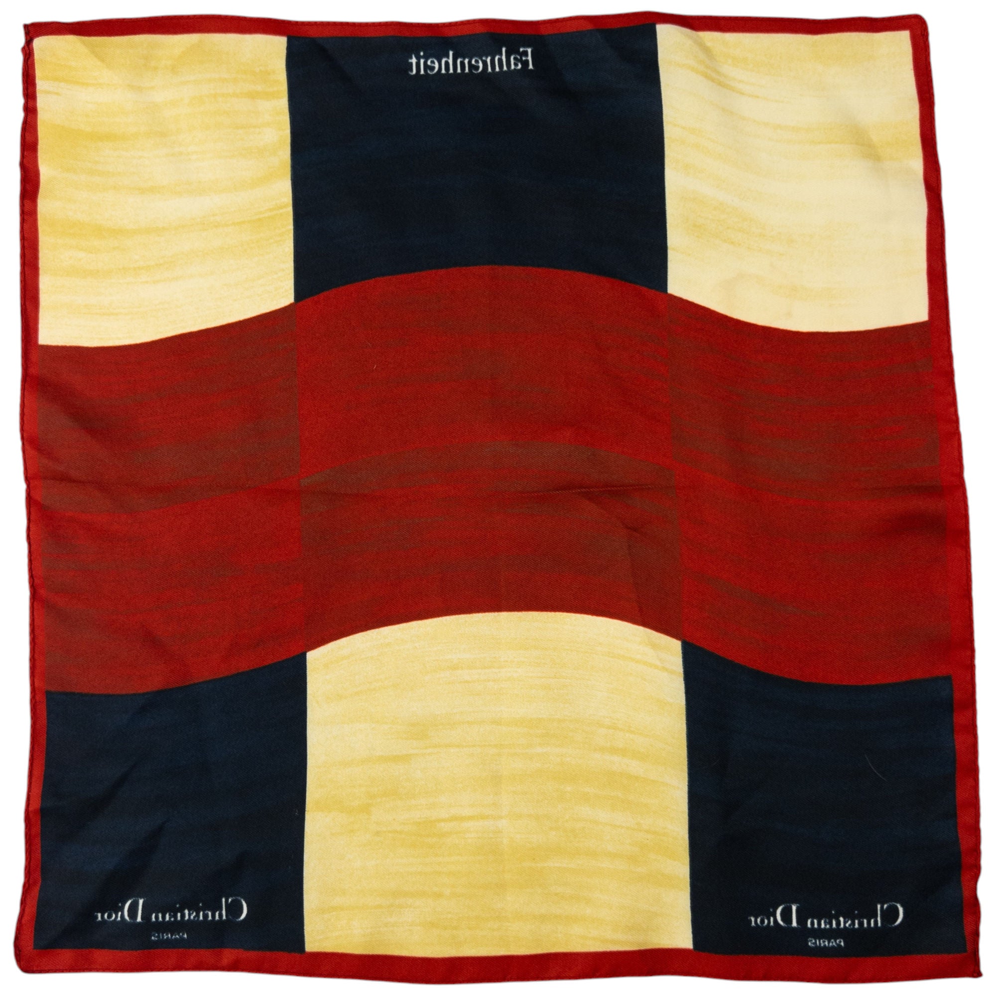 Vintage Dior Fahrenheit Silk Scarf