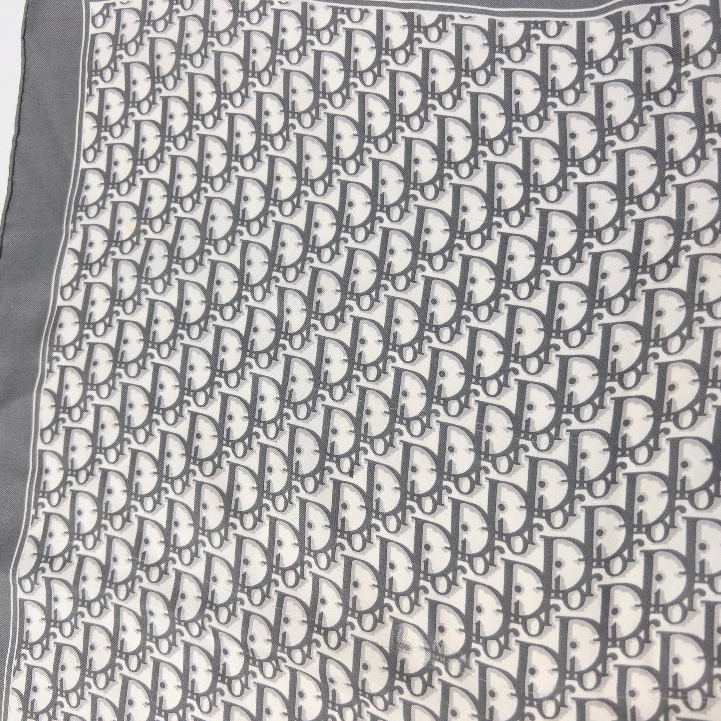 Vintage Dior Monogram Silk Scarf