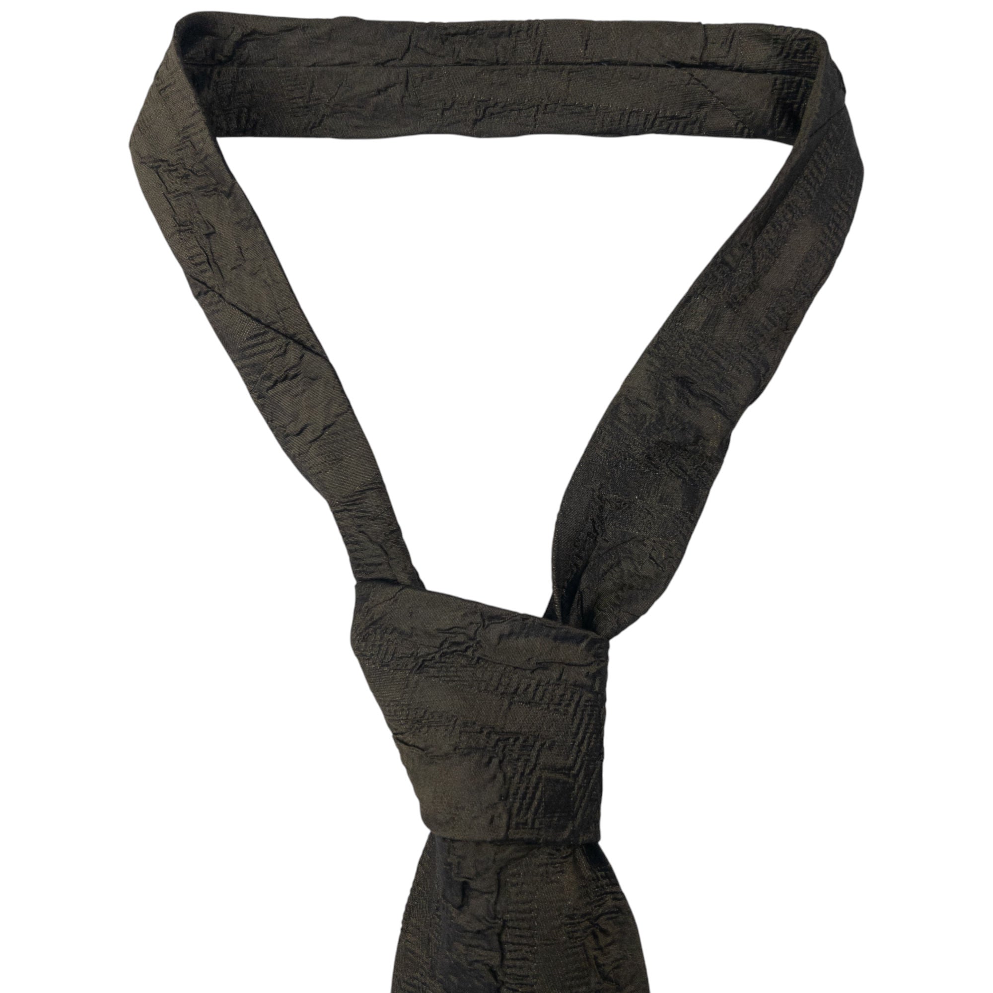 Vintage Issey Miyake Crinkle Silk Tie
