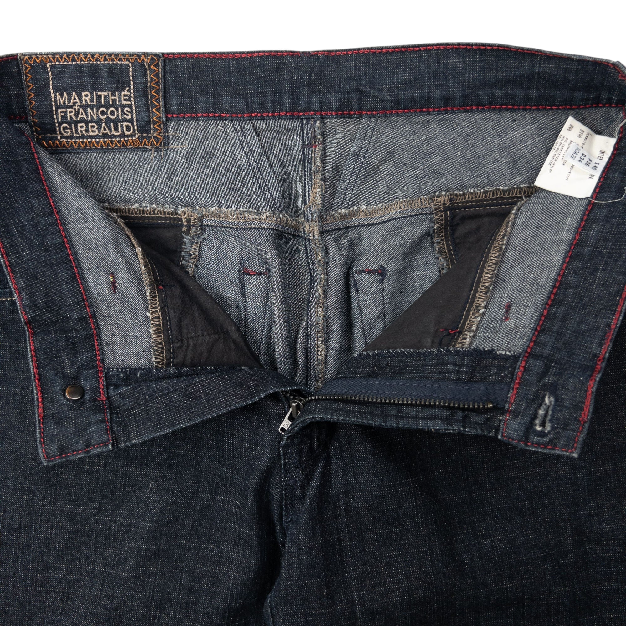 Vintage Marithe + Francois Girbaud Flared Denim Jeans Size W28