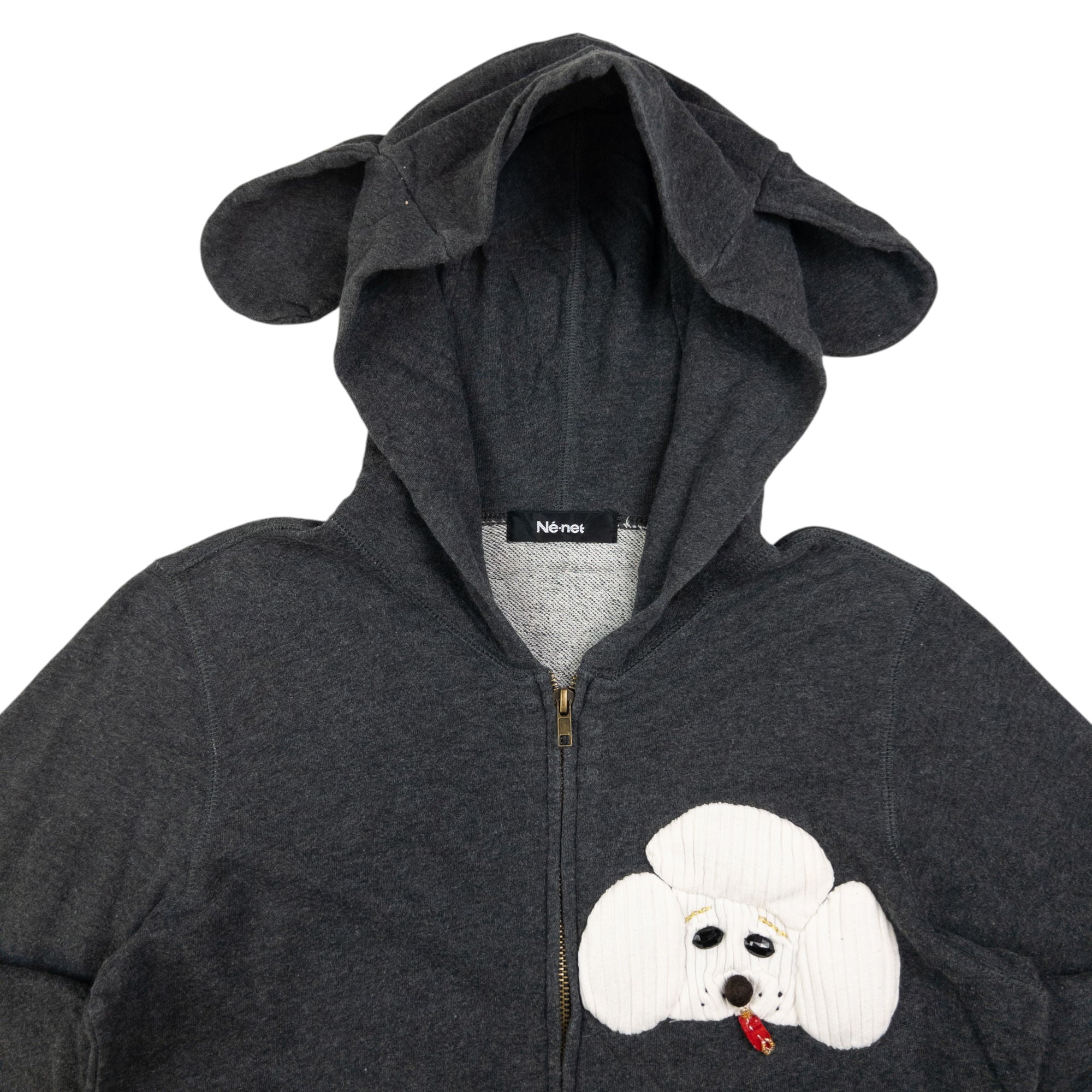 Vintage Ne-Net By Issey Miyake Zip Up Poodle Hoodie Size S