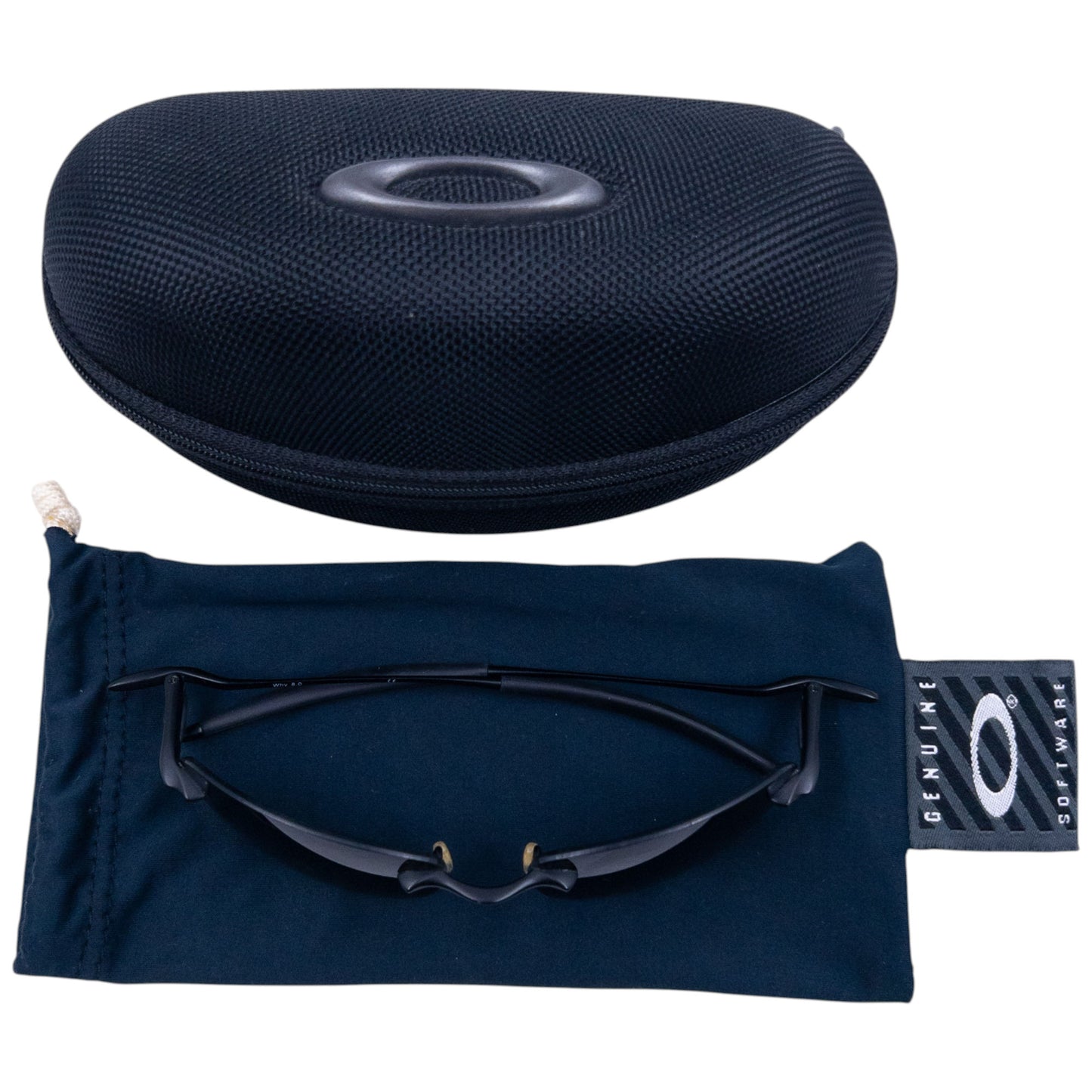 Vintage Oakley Why 8.0 Rimless Sunglasses