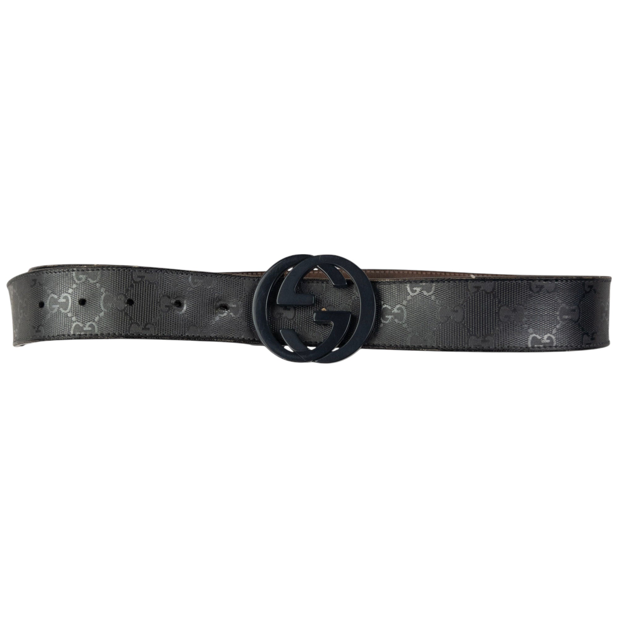 Vintage Gucci Monogram Belt Size W34