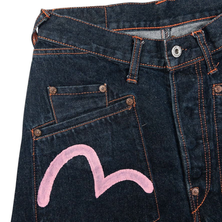 Vintage Evisu Four Gull Japanese Denim Jeans Size W28