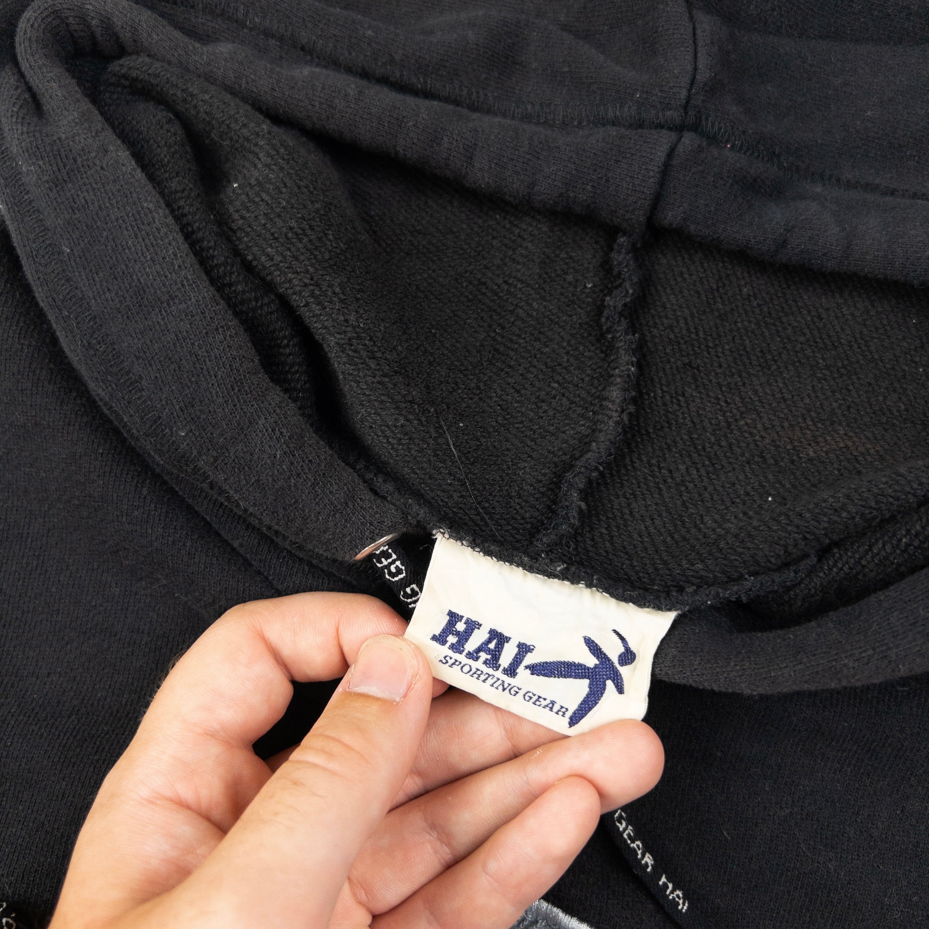 Vintage Hai Sporting Gear By Issey Miyake Embroidered Hoodie Size M