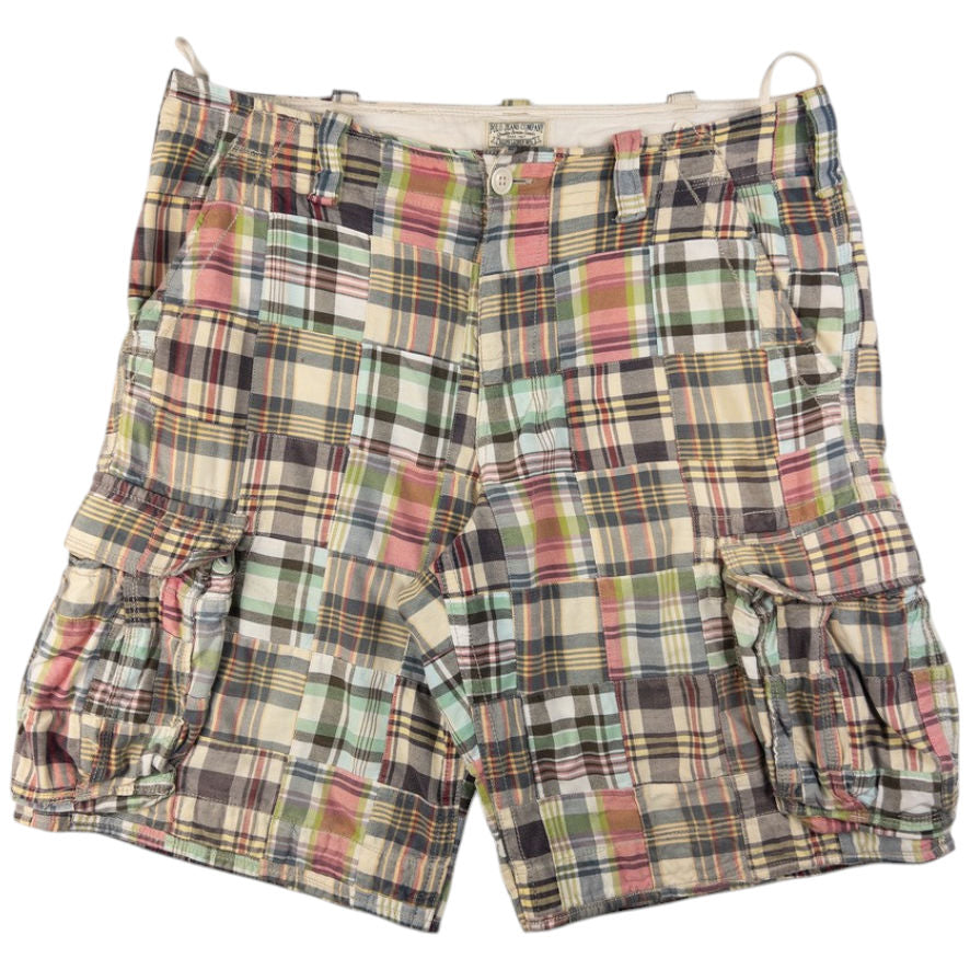 Vintage Polo Ralph Lauren Patchwork Cargo Shorts Size W38