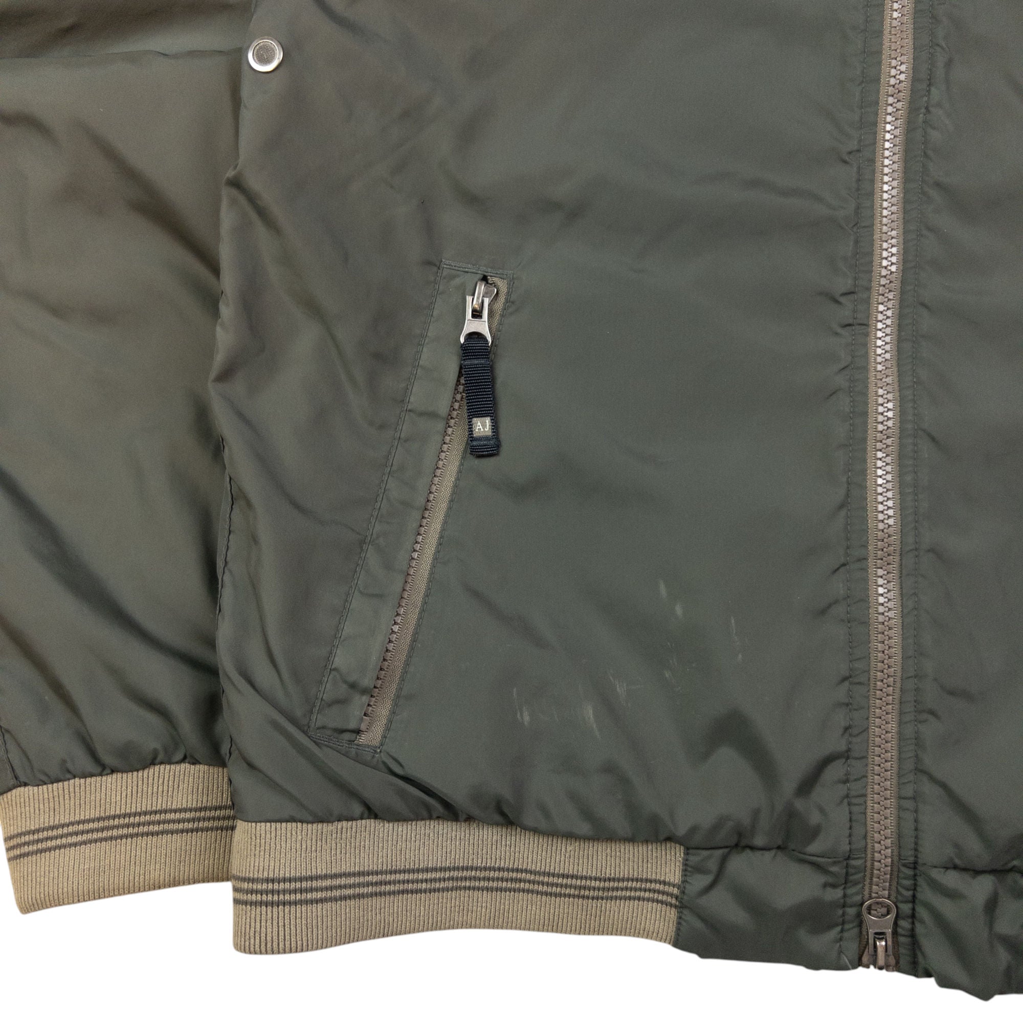 Vintage Armani Jeans Zip Up Jacket Size S