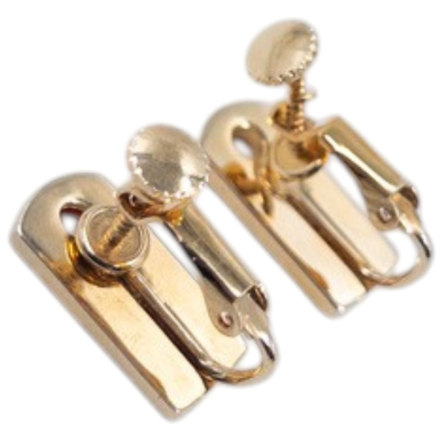 Vintage Dior Tag Clip-On Earrings