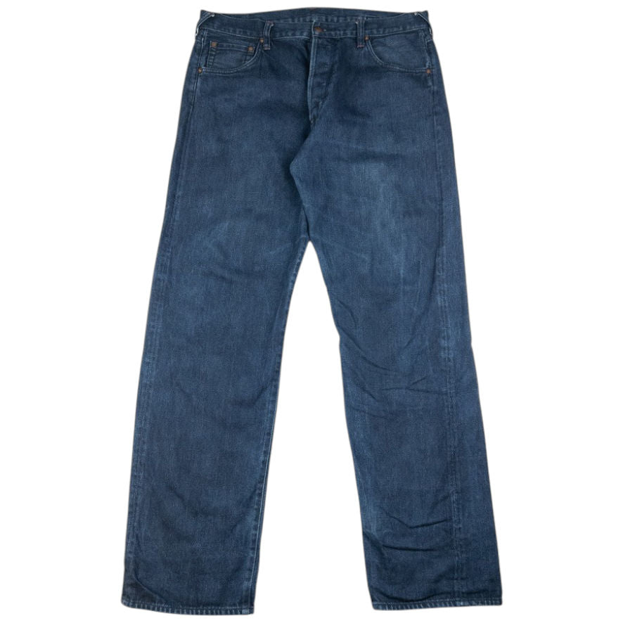 Vintage Evisu Leather Daicock Japanese Denim Jeans Size W38